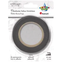 Titanum Ta�ma termiczna tkaninowa czarna 12mm x 25m