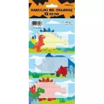 Henry Naklejki na zeszyty - Dinozaury 12 szt.