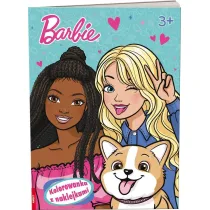 Mattel Barbie. Kolorowanka z naklejkami