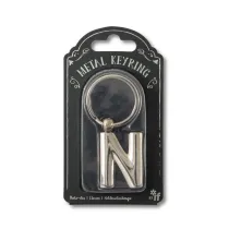 If Silver Letter Keyring - brelok do kluczy litera N