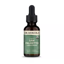 Dr. Mercola Organic Saw Palmetto Liquid Drops Suplement diety 60 ml