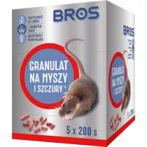 Bros Granulat na myszy i szczury 5 x 200 g