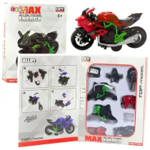 Motocykl do skr�cania metalowy 1:14 LeanToys