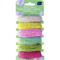 Interdruk Zestaw sznurk�w we�nianych 6x5m Pastel