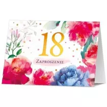 Zaproszenie Urodziny 18 (10szt)