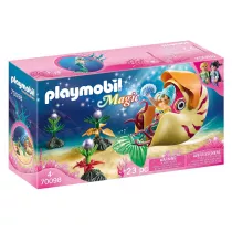 Syrenka w gondoli z muszli limaka Zestaw z figurkami Magic 70098