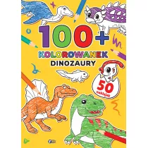 Dinozaury. 100+ kolorowanek