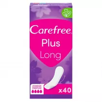 Carefree Plus Long wkadki higieniczne Unscented 40 szt.