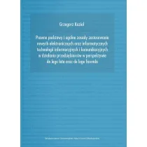 Prawne podstawy i og�lne zasady zastosowania nowych elektronicznych oraz informatycznych technologii informacyjnych i komunikacyjnych w dzia�aniu przedsi�biorc�w w perspektywie de lege lata oraz de lege ferenda