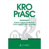 KRO. PrASC. Kodeks rodzinny i opieku�czy. Prawo o aktach stanu cywilnego