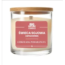 Big Nature �wieca sojowa o zapachu Czekolada i Pomara�cza 155 g