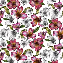 Clear Creations Karnet kwadrat CL0408 Etniczne lilie