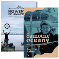 Pakiet Rowerem po Amazonce. Bracia Dawid Andres i Hubert Kisi�ski w podr�y po najwi�kszej rzece �wiata, Samotne oceany. Historia Krystyny Chojnowskiej-Liskiewicz, pierwszej kobiety, kt�ra op�yn�a �wiat solo