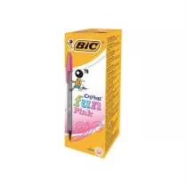 Paczka Dugopis BIC Cristal Fun 1.6mm rowy 20szt.