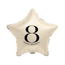 Godan BALON FOL GWIAZDA 8 KREM 44CM GO B/C