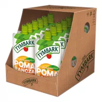 Tymbark Mus 100% pomaracza marakuja jabko banan Zgrzewka 12 x 120 g