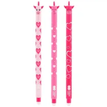 Happy Color Dugopis wymazywalny Uszaki Pink Unicorn (12 szt)