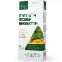 Medica Herbs Gymnema Morwa Berberyna - suplement diety 60 kaps.