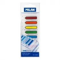 Milan Zakadki indeksujce przezroczyste strzaki 45 x 12 mm 120 szt.