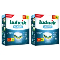 Ludwik Tabletki do zmywarek Classic Zestaw 2 x 55 szt.