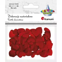 Titanum Materiaowe serca 2,0 x 1,7 cm