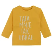 Bluzka Dziewczca Z Dugim Rkawem ta Tata Mnie Tak Ubra 98Cm Cool Club