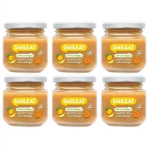 Smileat Deser wieloowocowy z ekologicznym mango po 6 miesicu Zestaw 6 x 130 g Bio