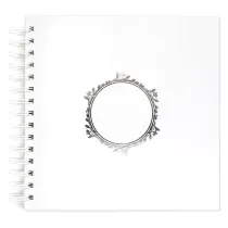 Dalprint Album do zdobienia bia�y ze srebrnym nadrukiem 40k.