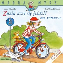 Mądra mysz - Zuzia. Zuzia uczy się jeździć na rowerze