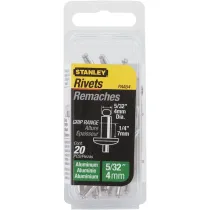 Stanley Black+Decker Stanley nit aluminiowy 3/16"x3/8" 5x10mm/ 15 szt.