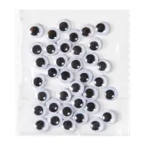Dalprint Samoprzylepne ruchome oczka 8mm 36szt 36 szt.