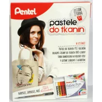 Pentel Pastele do tkanin z torb 7 szt.