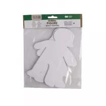 Happy Color Kszta�ty kartonowe FIGURE Boy&Girl 20cm 10 szt.