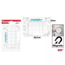 Mp Main Paper Planer magnetyczny 29,7x21cm tygodniowy z godzin.