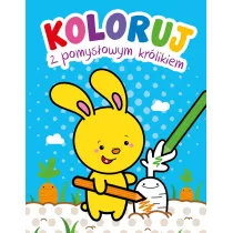 Koloruj z pomys�owym kr�likiem