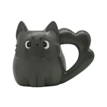Puckator Kubek ceramiczny - Kot ciemny szary Beans&Co Cats