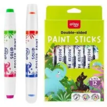 Easy Stationery Farby plakatowe w sztyfcie 12 kolorw
