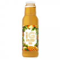 Great Sok 100% mango ananas jabko NFC 750 ml