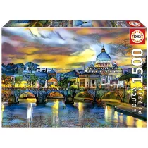 Puzzle 1500 el. Bazylika w. Piotra / Watykan Educa