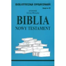 Biblia Nowy Testament. Biblioteczka opracowa. Zeszyt nr 29