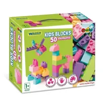 Kids Blocks klocki r�owo-fioletowe 50el