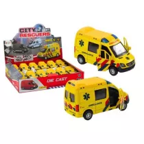 Ambulans karetka 1:32 �wiat�a d�wi�k nap�d ��ta LeanToys