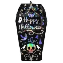 Amscan Balon foliowy SuperShape Iridescent Coffin 38x68cm