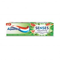 Aquafresh Senses Refreshing Toothpaste odświeżająca pasta do zębów Watermelon & Cucumber & Mint 75 ml
