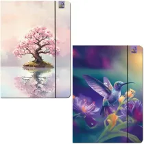 Bee-bee Teczka A4 z gumk� Sakura Koliber mix