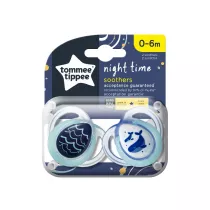 Tommee Tippee Night Time Smoczek uspokajajcy 0-6 m-cy