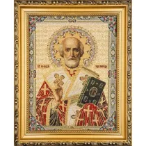 Obraz Haftowany �w. Miko�aj 27,5x22cm