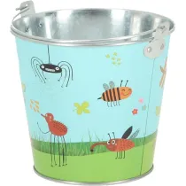 Wiaderko ogrodowe stal ocynkowana owady 1,8L