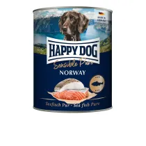HappyDog Puszka dla psa - Norway (ryba) 800 g