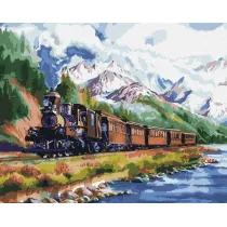 Ideyka Malowanie po numerach - Poci�g do domu 40x50cm